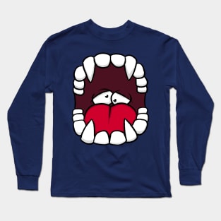 Cartoon Fangs Long Sleeve T-Shirt